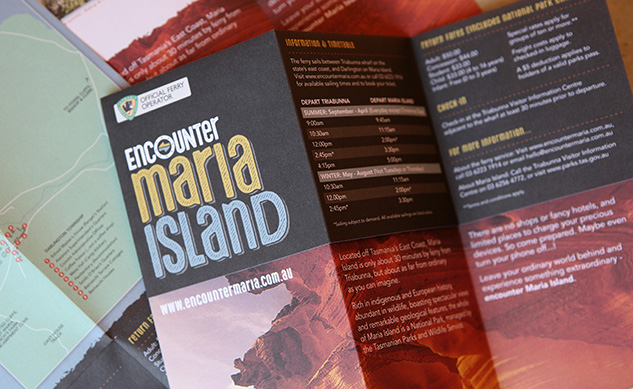Encounter Maria Island Brand Identity